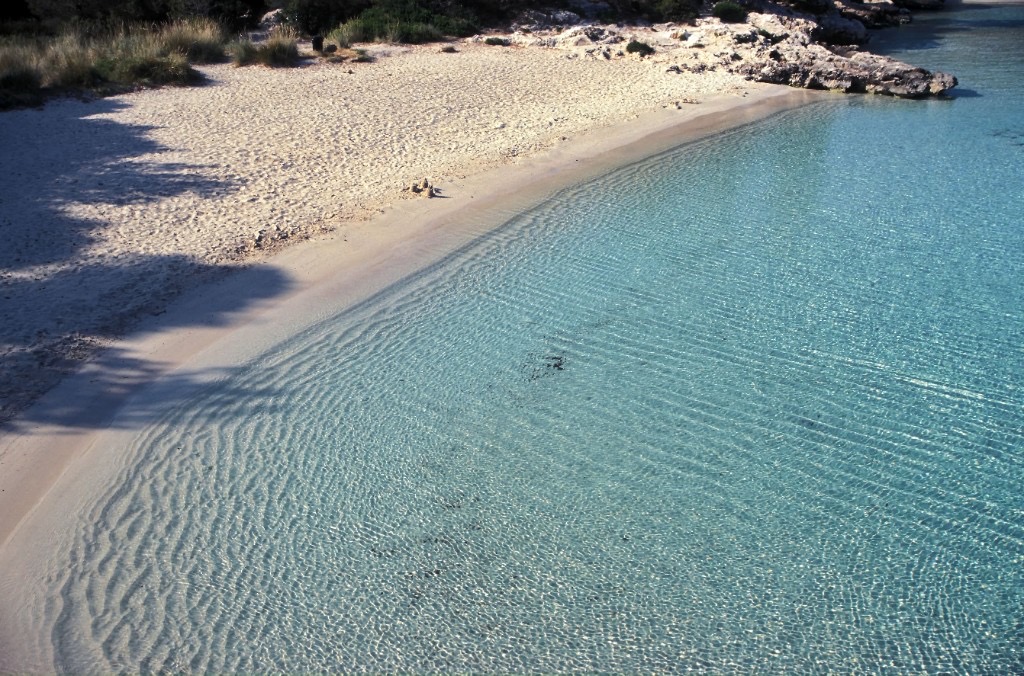Close up of turquoise water at Rabbit Beach, Sicily